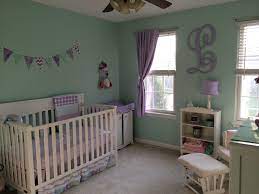 Baby Girl Nursery Mint And Lavender Baby Nursery Lavendarnursery Mintnursery Yellow Baby Room Girl Nursery Pink Baby Room Decor