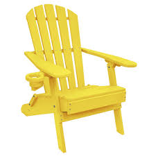 Outer Banks Value Line Poly Lumber Adirondack Chair Yellow In 2020 Yellow Adirondack Chairs Yellow Adirondack Wood Adirondack Chairs