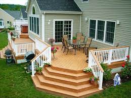 Edit Your Balcony And Get The Most Beautiful And Highest Quality Fence It Can Be Made Of Various Material Deck Designs Backyard Decks Backyard Building A Deck