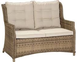 Aluminium 2 Sitzer Bank Yorktown Lounge Gartenmobel Polyrattan Lounges Outdoor Sofa