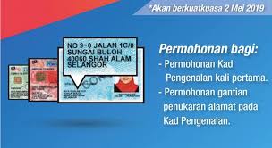 Polis klang selatan akan mengadakan tiga sekatan jalan raya baharu di daerah ini ekoran perintah kawalan pergerakan bersyarat (pkpb) yang berkuat kuasa tengah malam ini. Penetapan Alamat Pada Kad Pengenalan Akan Berkuatkuasa 2 Mei 2019 Megasales