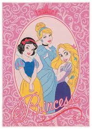 Teppich mit prinzessin & fee kleine mädchen lieben feen und prinzessinnen. Kinderteppich Princess Glamour Teppich Prinzessin Teppich 95x133 Cm In Rosa Ebay