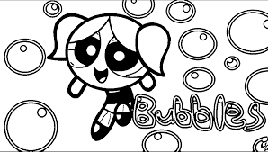 Have your young foodie decorate food coloring pages. Bubbles Powerpuff Coloring Pages Novocom Top