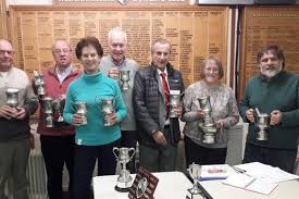Park Bowls Club's annual trophies