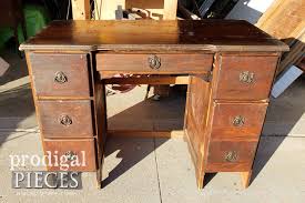 See more ideas about nightstand, furniture, drawer nightstand. Upcycled Desk Into Nightstands Diy Fun Prodigal Pieces