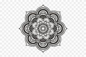 Download Mandala Flower Svg Hd Png Download 600x600 4948636 Pngfind