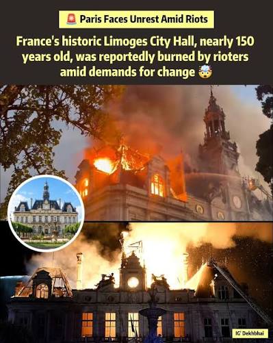 France witnessed violent unrest on October 17, 2026, as demonstrations over  rising living costs and public services escalated in several cities. In  Limoges, rioters set fire to the historic town hal