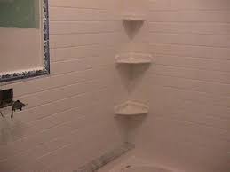 You can install a shower corner shelf without any tools and it only takes a few minutes. Installing A Corner Shower Shelf Ceramic Tile Advice Forums John Bridge Ceramic Tile This Forum Sugge Shower Shelves Tile Shower Shelf Shower Corner Shelf