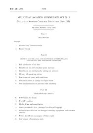 Malaysian aviation commission a body corporate established under the malaysian aviation commission act 2015. Https Flysmart My Wp Content Uploads 2018 06 Malaysian Aviation Consumer Protection Code 2016 Pdf
