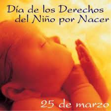 El día del niño por nacer se celebra cada 25 de marzo en el perú desde el 2002 y busca reconocer los derechos del no nacido. Dia Del Nino Por Nacer 25 De Marzo Reflexion Misioneros Oblatos O Cc Ss