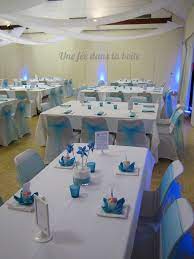 Mariage Turquoise Et Blanc Dans Un Angle La Table Des Enfants Decoree Dans Les Memes Couleurs Home Decor Table Decorations Decor