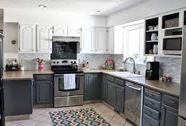 It's something you'll live with for quite awhile, so you want something classic. Two Tone Kitchen Cabinets Myhomedeco White Kitchen Makeover Gray And White Kitchen Home Kitchens