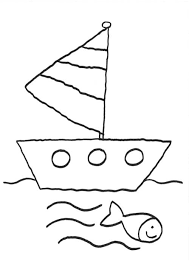Kostenlose Malvorlage Vatertag Ausflug Mit Schiff Zum Ausmalen
