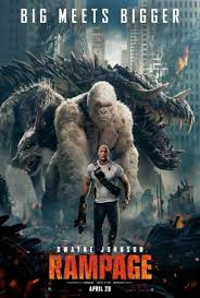Rampage Movie Poster B 11 X 17 Dwayne Johnson The Rock 2018 In 2020 Rampage Movie Best Action Movies English Movies