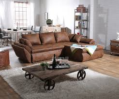 Ecksofa Loana 275x185 Cm Braun Mit Schlaffunktion Delife Eu Ecksofas Ecksofa Moderne Couch