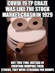 What was unique to this stock market crash of 1929, and how do we prevent it from happening again? Image Tagged In Toilet Paper Guy Imgflip