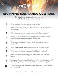 If you can answer 50 percent of these science trivia questions correctly, you may be a genius. 10 Beginner Roleplaying Questions R D100