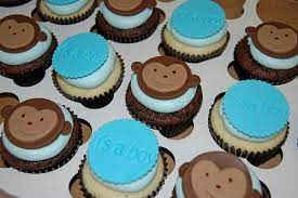 Monkey Baby Shower Cupcakes Baby Shower Sweets Baby Shower Cupcakes Baby Shower Cupcakes For Boy