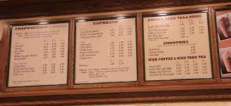 Starbuck S Beverage Pricing In Dca Starbucks Prices Starbucks Price List Starbucks