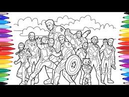 Iron man coloring page captain america coloring page hulk coloring page thor coloring page hawkeye coloring page black widow coloring page nick fury find more coloring pages online for kids and adults of captain marvel avengers endgame by jamiefayx coloring pages to print. Avengers Character Avengers Endgame Coloring Pages Total Update