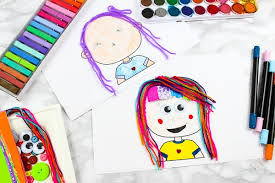 Drawing, painting, sticking, creating and crafting are good for the brain and good for the soul! All About Me Drawing Activity For Kids Arty Crafty Kids