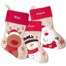 Botte traditionnelle de noël à personnaliser avec son prénom. Botte De Noel Enfant Personnalisee De Son Prenom Amikado
