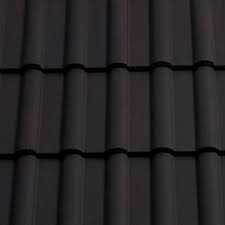 Gray or brown tiled roofs are neutral enough to paint almost any house color and still look good. Sandtoft Concrete Double Roman Roof Tile Dark Grey Roofing Outlet