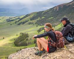 hiking in Yellowstone National Park