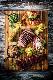Charcuterie Board With Meat And Vegetables Glazed Ribs Food Platters Food Presentation