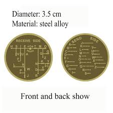 Details About Cw Morse Code Decoder Chart Medal Commemorative Metal Coin Gift Paleo Nicke B1m9