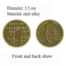 details about cw morse code decoder chart medal commemorative metal coin gift paleo nicke b1m9