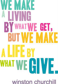 If not, it'll be because an asteroid has destroyed all human civilization. We Make A Living By What We Get But We Make A Life By What We Give Inspirational Words Giving Quotes Quotable Quotes