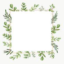 Green Floral Frame Transparent Png Premium Image By Rawpixel Com Noon Floral Border Design Green Leaf Background Flower Border Png