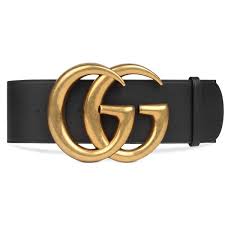 Gucci Wide Leather Belt With Double G 990 Liked On Polyvore Featuring Accessories Belts Black Genuine Leather Belt Wide Leather Belt Gucci Leather Belt