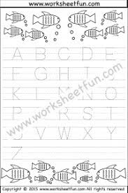 Tracing Letter Tracing Free Printable Worksheets