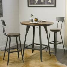 tall kitchen table with bar stools
