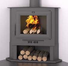 The best pellet stoves are becoming a desirable alternative for heating homes. Ch 5 Corner Wood Burning Stove The Barbecue Store Spain