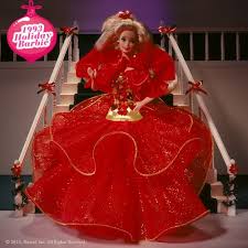 Pin Op Happy Holiday Barbie