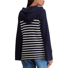Womens Chaps Hooded Striped Sweater In 2019 Sweaters