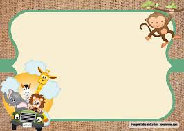 Popular book baby shower invitations. Free Safari Theme Baby Shower Invitations Templates Download Hundreds Free Printable Birthday Invitation Templates