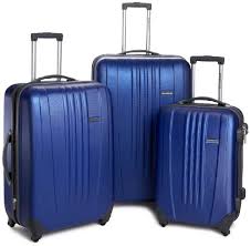Travelers Choice Luggage Toronto Three Piece Hardside Spinner Luggage Navy One Size Traveler With Images Hard Shell Luggage Hardside Spinner Luggage Best Luggage Brands