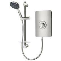 Triton Aspirante 9 5kw Electric Shower Brushed Steel Asp09brstl At Victorian Plumbing Uk Shower Brushes Brushed Steel Power Shower