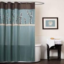 Teal And Brown Shower Curtain Green Shower Curtains Teal Bathroom Decor Brown Shower Curtain