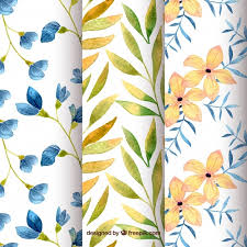 Free personal use → calendars; Free Set Of Floral Patterns In Watercolor Style Svg Dxf Eps Png Pin By Etsy On Products Cutting Files Flower Svg Filing Pinterest