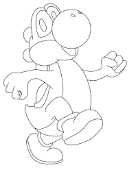 Click on the coloring page to open in a new window and print. Happy Yoshi Coloring Page Free Printable Coloring Pages For Kids