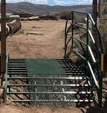 Cattle guard (wood construction) plans for a wooden cattle guard to contain cattle in designated areas. Atv Cattle Guards And Rideovers Easy Fence