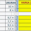 Harga fa adalah harga untuk beton cor fly ash. 1