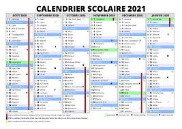 Calendrier des vacances scolaires 2020 2021 apel. Gratuit Calendrier Scolaire 2021 Imprimer Pdf Word Excel The Imprimer Calendrier