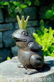 Wasserspeier Quot Froschkonig Quot Aus Gusseisen 19 Cm Wasserspeier Gusseisen Wasser Im Garten