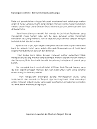 Contoh karangan surat rasmi perkhemahan 11 descargar. Melancong Bersama Keluarga Karangan Rumahdihi Com